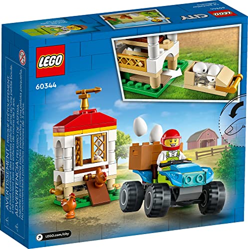 LEGO City Chicken Henhouse 60344 Building Farm Toy Set for Kids, Boys, and Girls Ages 5+ (101 Pieces)