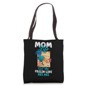 mom life got me feelin like hei mother's day sons chicken tote bag