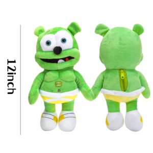 Xefuu 12 Inch Gummy Bear Plush Toy Singing Bear Song Toy Stuffed Animal Doll for Kids Birthday Easter Gifts Christmas Party Supplies