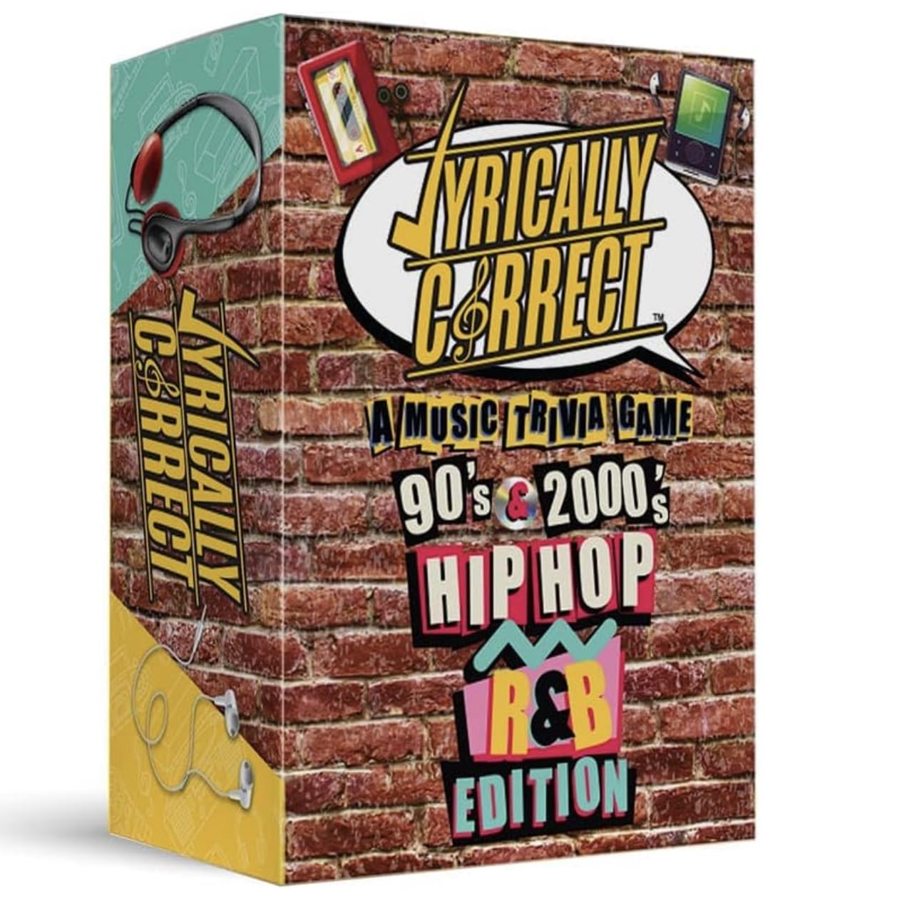 Lyrically Correct Music Trivia Card Game | Multi-Generational Family Gatherings, Adult Game Night and Fun Trivia (90's and 2000's Hip Hop and R&B)