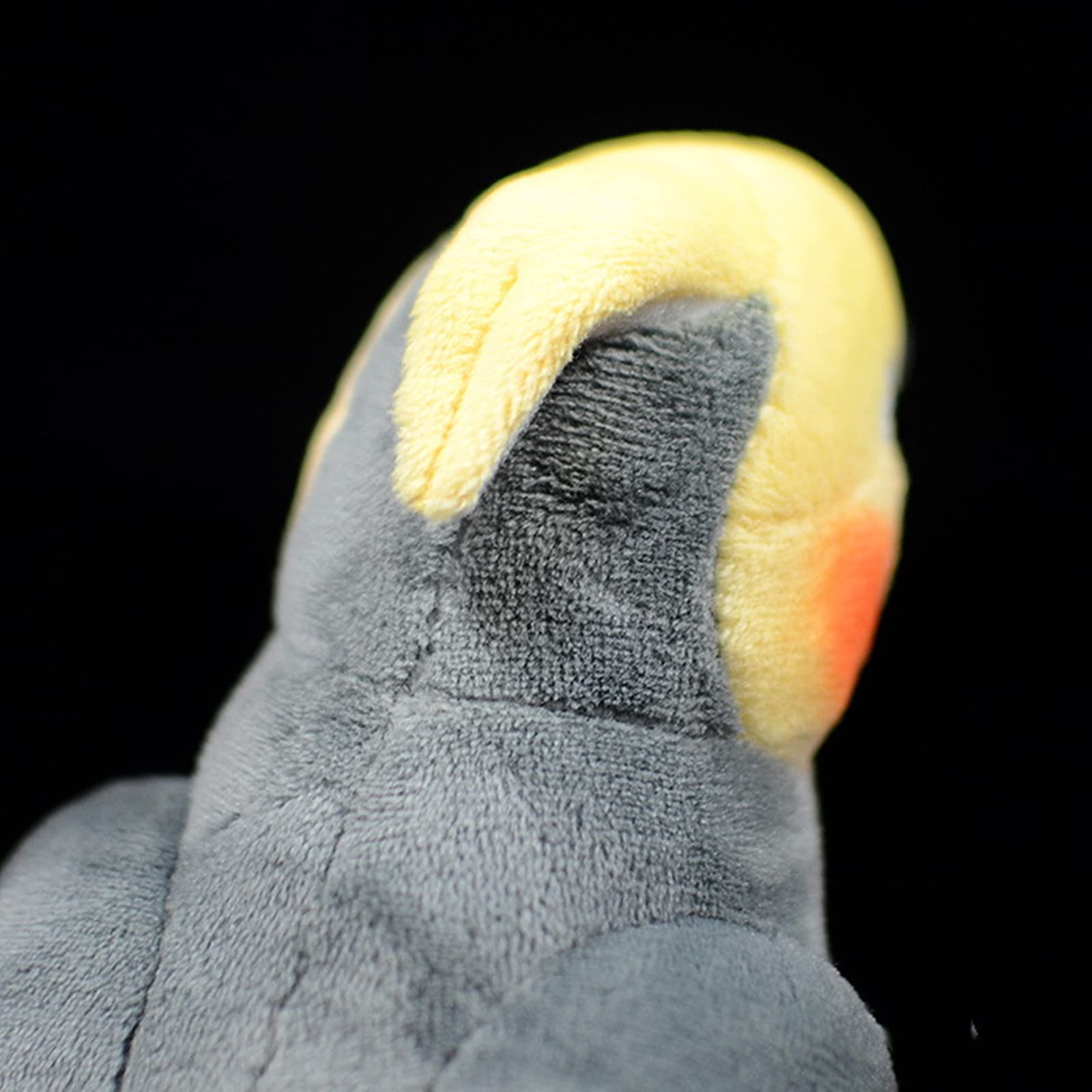 ZHONGXIN MADE Grey Cockatiel Plush Toy - Simulation 7 Inch Parrot Stuffed Animal, Cute Little Bird Doll as Gift for Your Friends