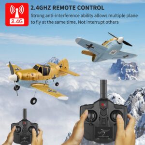 GoolRC RC Plane, WLtoys A250 RC Airplane, 2.4GHz 4CH Remote Control Airplane with 6-Axis Gyro, Easy to Fly RC Aircraft Flight Toys for Kids, Adults and Boys