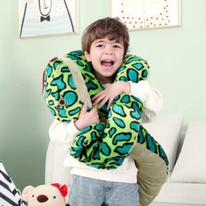 IKASA Giant Snake Stuffed Animal Plush Toy,106" Large Cobra Cute Jumbo Soft Toys,Huge Big Size Fluffy Plushy Fat Oversized Plushie,Gifts for Kids