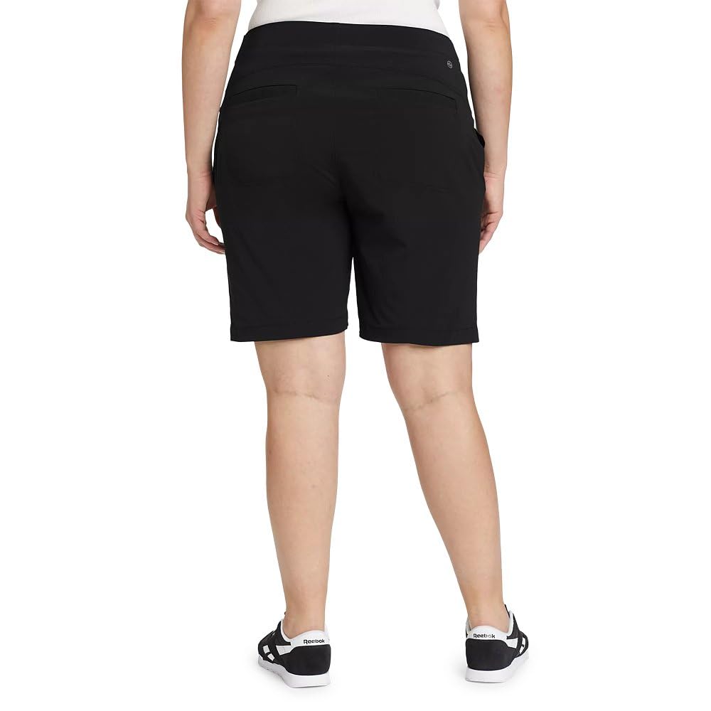 Eddie Bauer Women's Horizon Bermuda Shorts, Black, 8