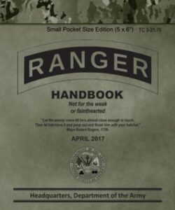 ranger handbook tc 3-21.76: small pocket size edition (5 x 6")