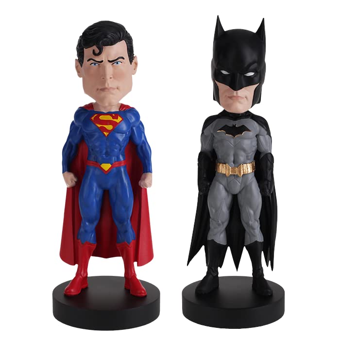 Royal Bobbles DC Comics Superman 6" Bobblehead & DC Comics Batman 6" Bobblehead Bundle Pack