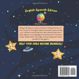 SPACE for bilingual kids Espacio para niños pequeños bilingües: English-Spanish Edition Libro Bilingüe Inglés-Español (Bilingual Brainbox English-Spanish Books For Children)