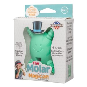 The Official Molar Magician Baby Teether - Freezable Molar Teething Toy for Your Baby and Toddler - Made in The USA by The Teething Egg