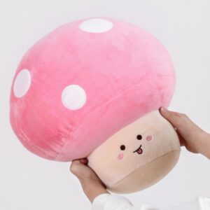 MMguai 12.6" Mushroom Stuffed Animal, Cute Big Mushroom Squishy Soft Pillow plushies, Room Decor Plush Toy Doll Gifts for Kids Halloween, Christmas, Thanksgiving, Birthdays