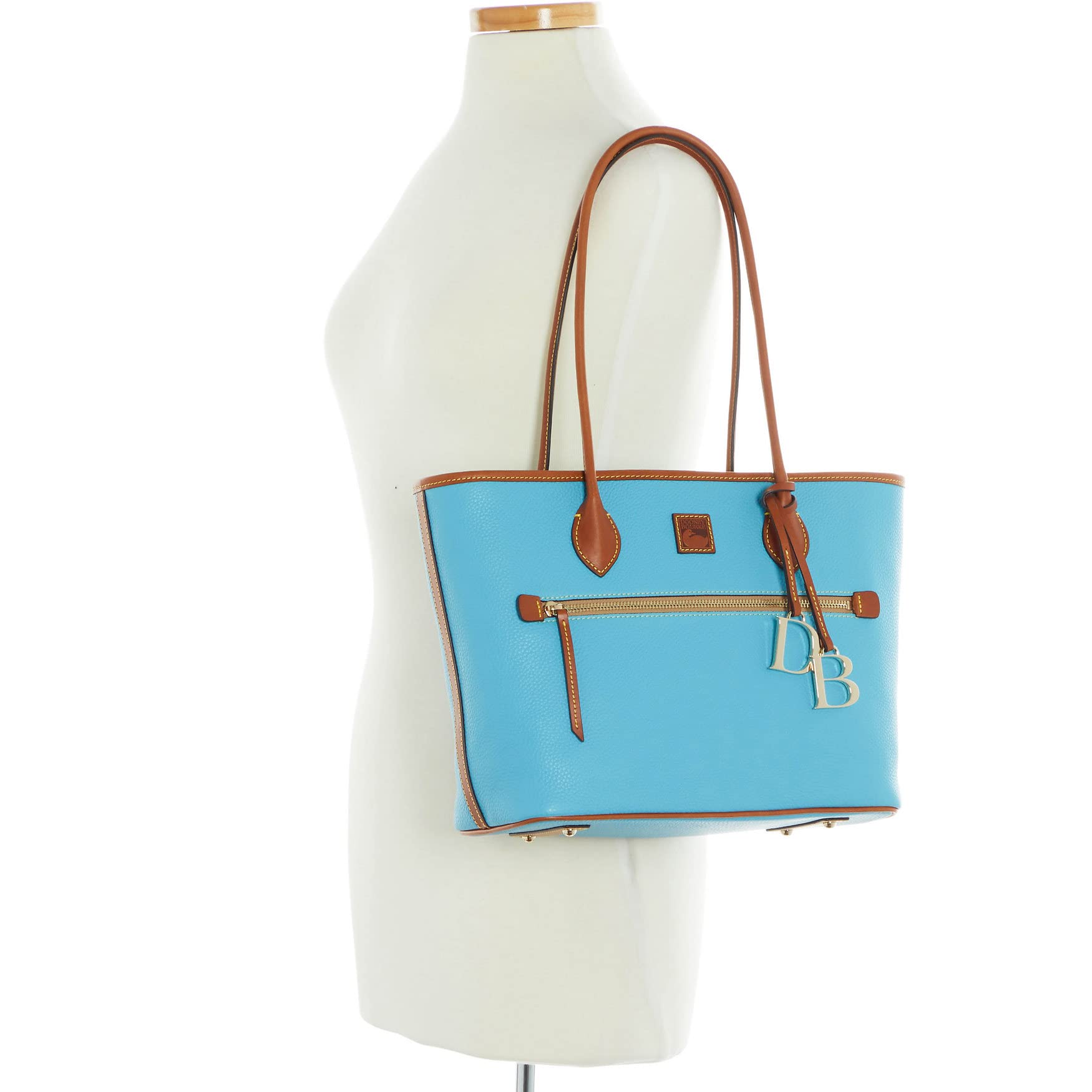 Dooney & Bourke Handbag, Pebble Grain Tote - Sky Blue