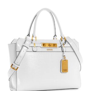 GUESS Raffie Crocodile-Embossed Carryall