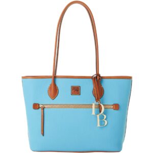 dooney & bourke handbag, pebble grain tote - sky blue