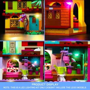 VONADO Light Kit Compatible with Lego Madrigal House 43202 (Lego Sets Not Included), Led Lights Compatible with Lego Princess Encanto House Building Toy