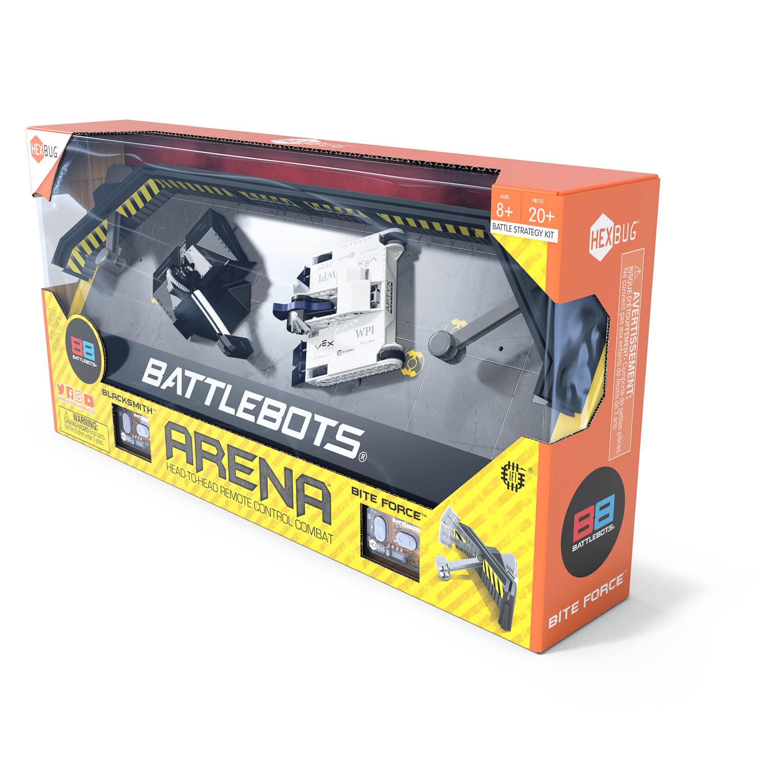 HEXBUG BATTLEBOTS Arena Bite Force and Blacksmith