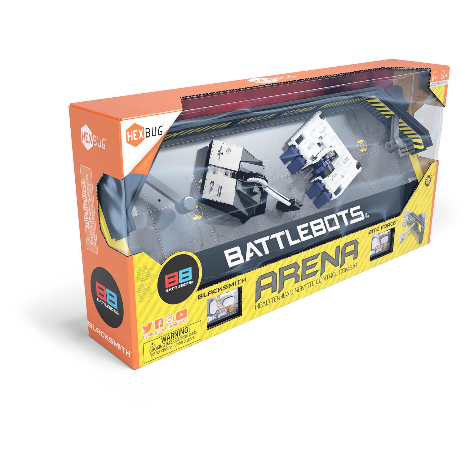 HEXBUG BATTLEBOTS Arena Bite Force and Blacksmith