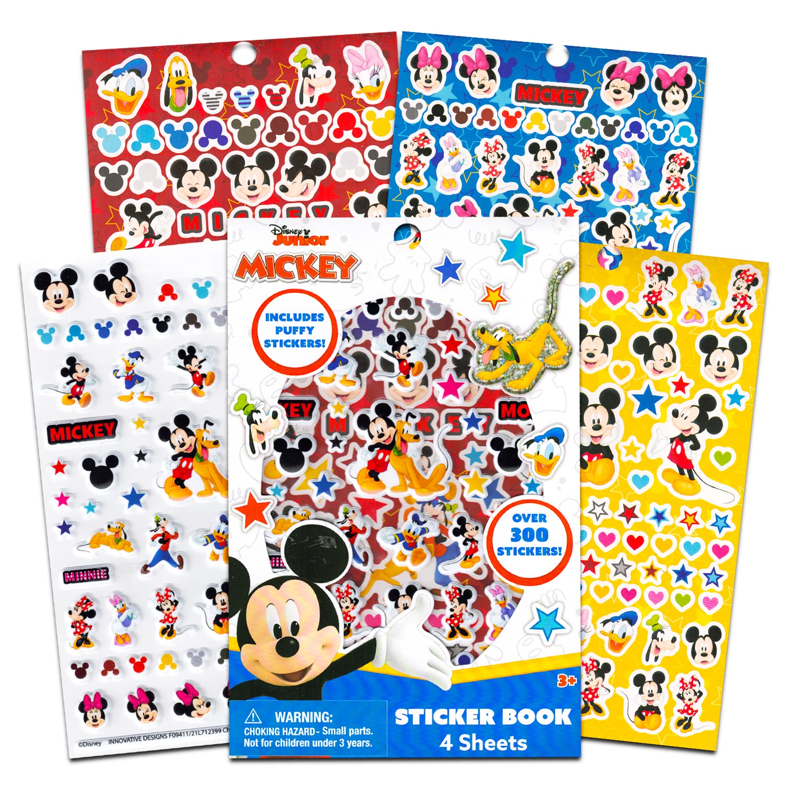 Classic Disney Disney Mickey Mouse Stickers Ultimate Set ~ Mickey Sticker Bundle with Over 800 Stickers Featuring Mickey and Minnie Mickey mouse party supplies