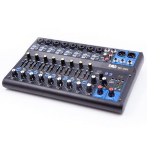 emb mx12bt 99 dsp 12-channel audio mixer mixing console mp3 sound desk with bluetooth