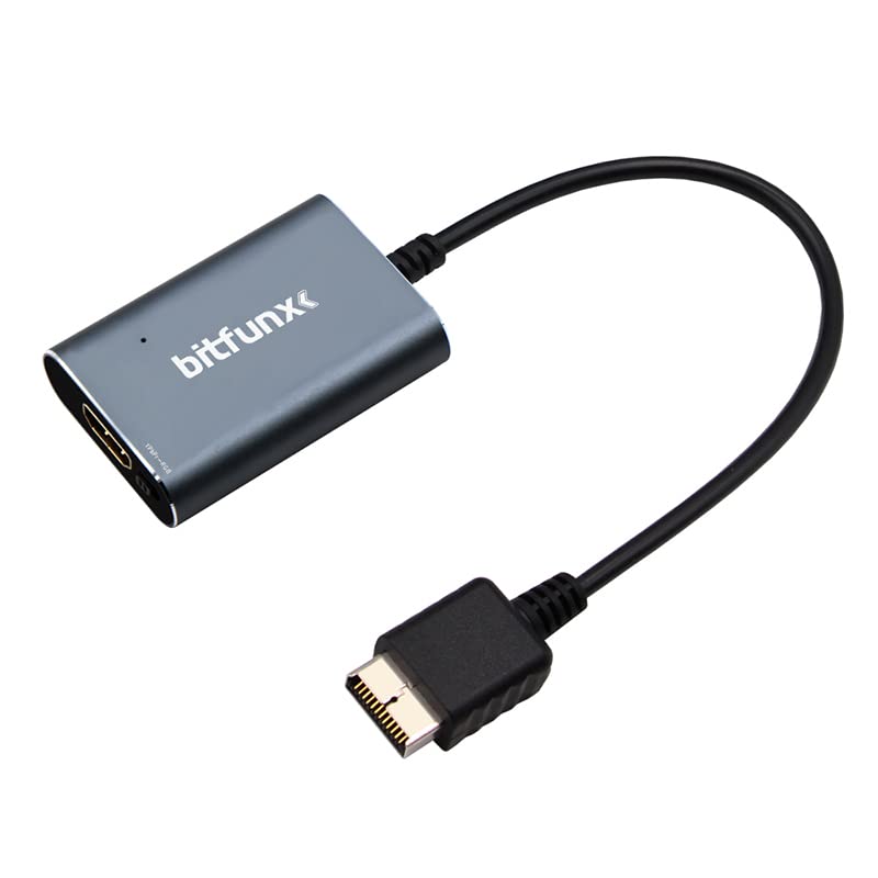 HDMI Adapter for PS2, HDMI Converter with RGB/YPbPr Switch for Sony Playstation 2 Game Console