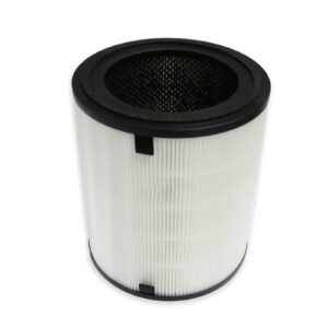 pureburg lv-h133-rf replacement filter compatible with levoit lv-h133 air purifier, h13 hepa activated carbon 2-in-1 3-stage filtration air clean dust vocs