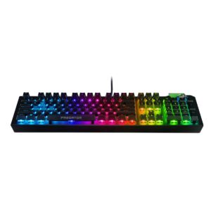 Acer Predator Aethon 700 Gaming Keyboard: Clicky or Linear - Your Choice | Per-Key 16.8M RGB Colors Backlighting | Programmable | Dedicated Media Keys & Dial | 100% Anti-Ghosting | Magnetic Wrist Rest