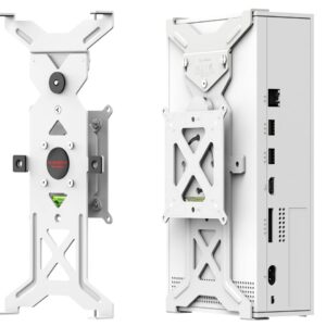 ElecGear Magnetic Wall Mount for Xbox Series S, Metallic Mount with Magnet and Built-in Spirit Level - Mount XSS Vertically, Horizontally or Under Desk