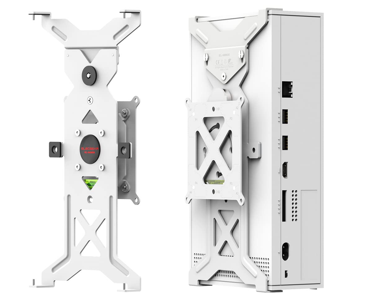 ElecGear Magnetic Wall Mount for Xbox Series S, Metallic Mount with Magnet and Built-in Spirit Level - Mount XSS Vertically, Horizontally or Under Desk