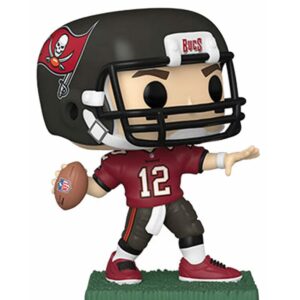 Tom Brady Bucs Home Uniform Vinyl Figure #157 Bundled with Compatible Ecotek Pop Box Protector