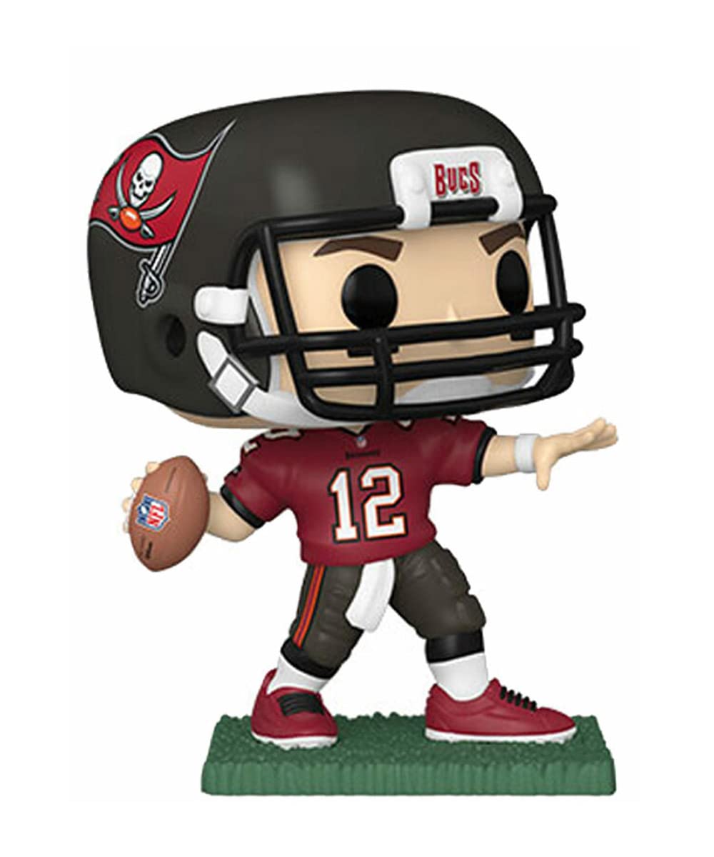 Tom Brady Bucs Home Uniform Vinyl Figure #157 Bundled with Compatible Ecotek Pop Box Protector