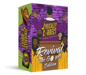 lyrically correct music trivia card game | multi-generational family gatherings, adult game night and fun trivia (the revival gospel)