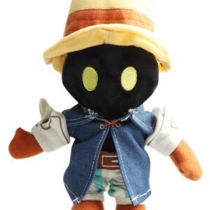 Kejodiy The Black Mage Plush Doll Figure Toy Stuffed Plushie Home Decoration Gift for Game Fans 10.5 in