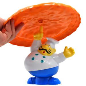 Trisquirrel Topple Pizza Game,Tabletop Balancing Pizza Toy, Poppa's Pizza Pile-Up for 2-4 Players,Fun for Family & Friends