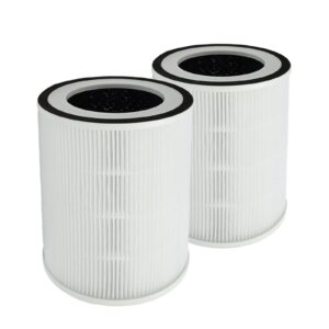 pureburg replacement filter compatible with afloia kilo,kilo pro, kilo plus, miro & miro pro,morento kilo air purifier & cuckoo cac-i0510fw,2-pack h13 hepa