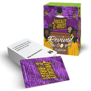 Lyrically Correct Music Trivia Card Game | Multi-Generational Family Gatherings, Adult Game Night and Fun Trivia (The Revival Gospel)