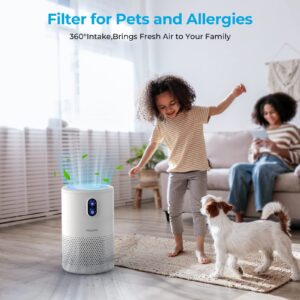 MOOKA B-D02L Air Purifier (Filter pre-installed) & 1 Pack Extra Official Certified Replacement Filter