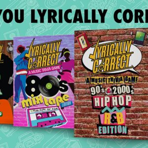 Lyrically Correct Music Trivia Card Game | Multi-Generational Family Gatherings, Adult Game Night and Fun Trivia (The Revival Gospel)