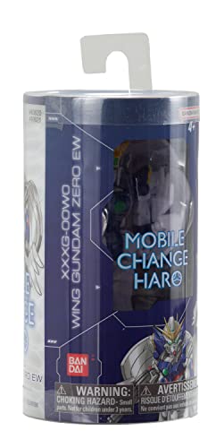 Bandai Namco - Gundam - Wing Gundam Zero (EW), Mobile Change HARO 3.5" Action Figure