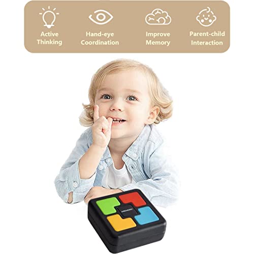 Light Up Memory Game Handheld Electronic Toys Color Memorizing Classic Board Games Quiz Game with Lights and Sounds