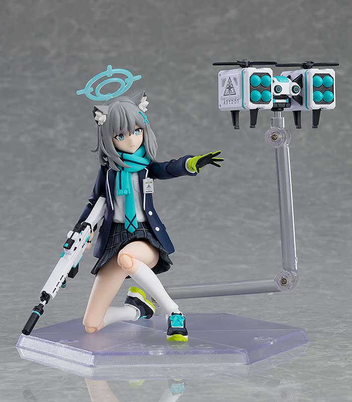 Max Factory figma Blue Archive Blue Sandwolf Shiroko Non-Scale Plastic Painted Action Figure