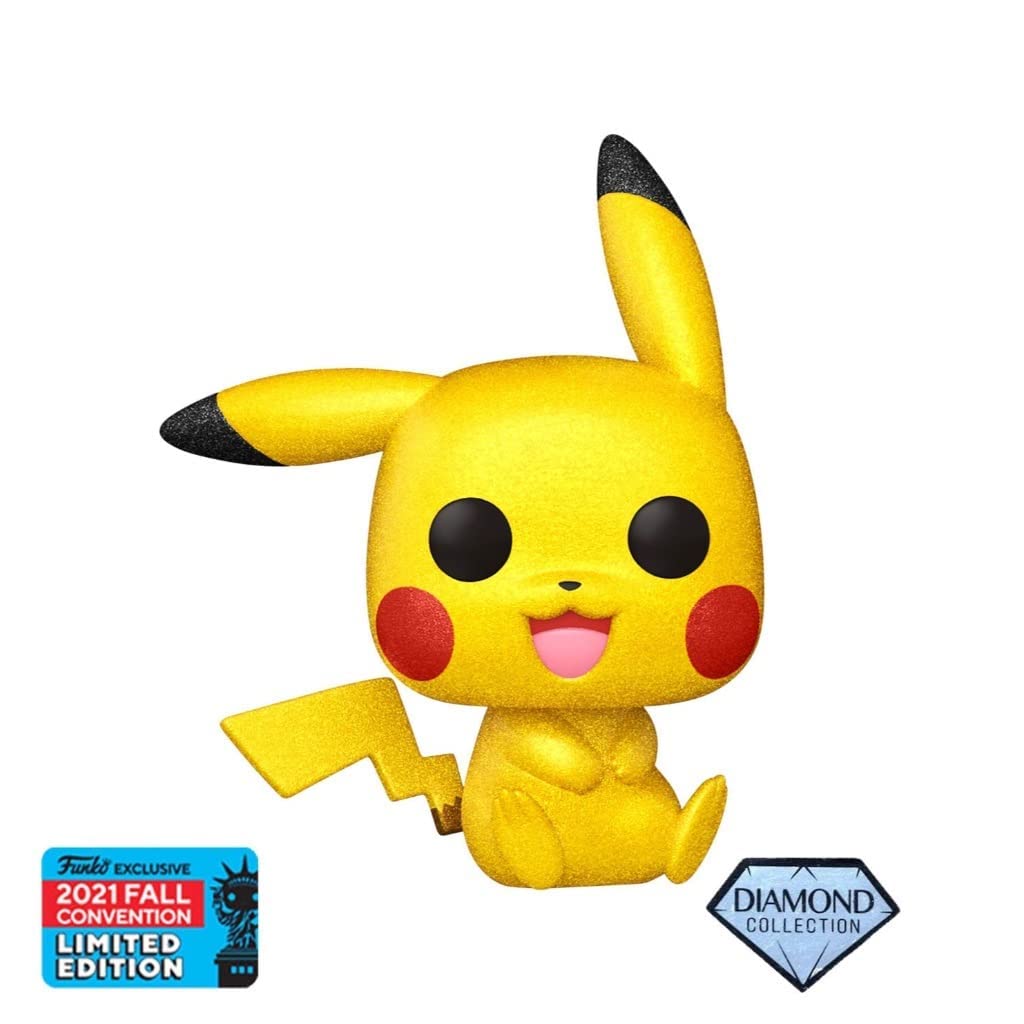 Funko Pop! Games Pokemon Pikachu Waving - Diamond Collection