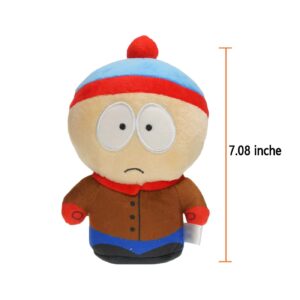 ZJYJING Anime Cartoon Plush Stan, Soft Cute Cartoon Fan Collection Ornament 7.08" (Stan)