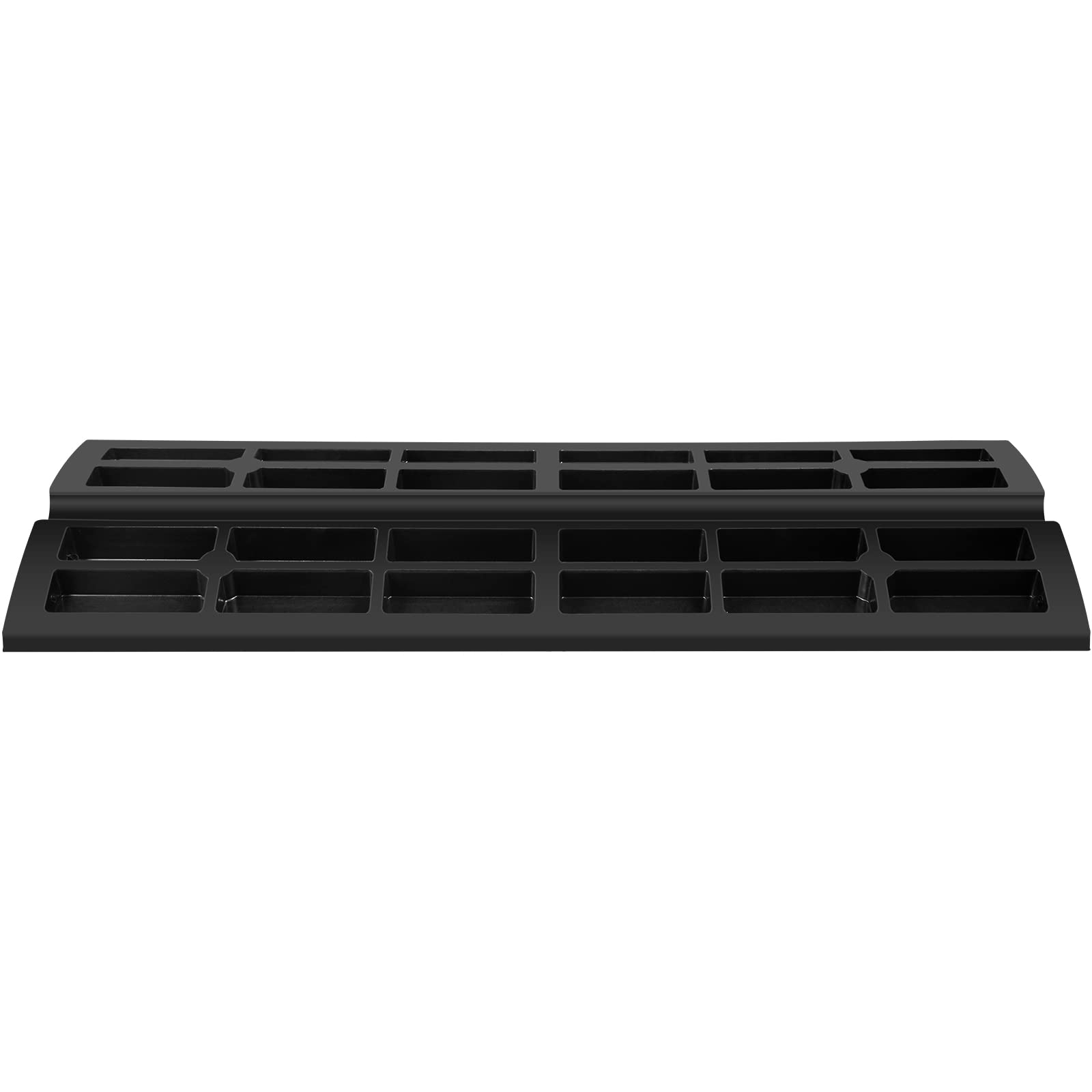 VEVOR Driveway Curb Ramp, 3 Pack 1 Channel Heavy Duty, 33069 Lbs/ 15 Ton Capacity Rubber Driveway Curb Bridge, 2.6" Rise Rubber Ramp for Driveway, Loading Dock, Garage, Sidewalk, Car