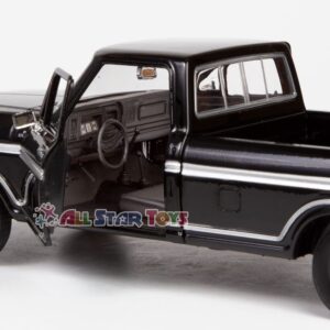 Motormax 1979 Ford F-150 Pickup Classic F150 Pick Up Truck 1:24 Diecast Collectible Model Car Black 79346 All Star Toys Exclusive