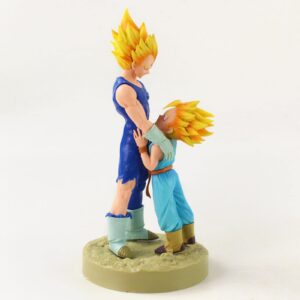 14-22cm dragon ball z super saiyan vegeta torankusu trunks father and son action figure pvc model dolls collections toys gifts