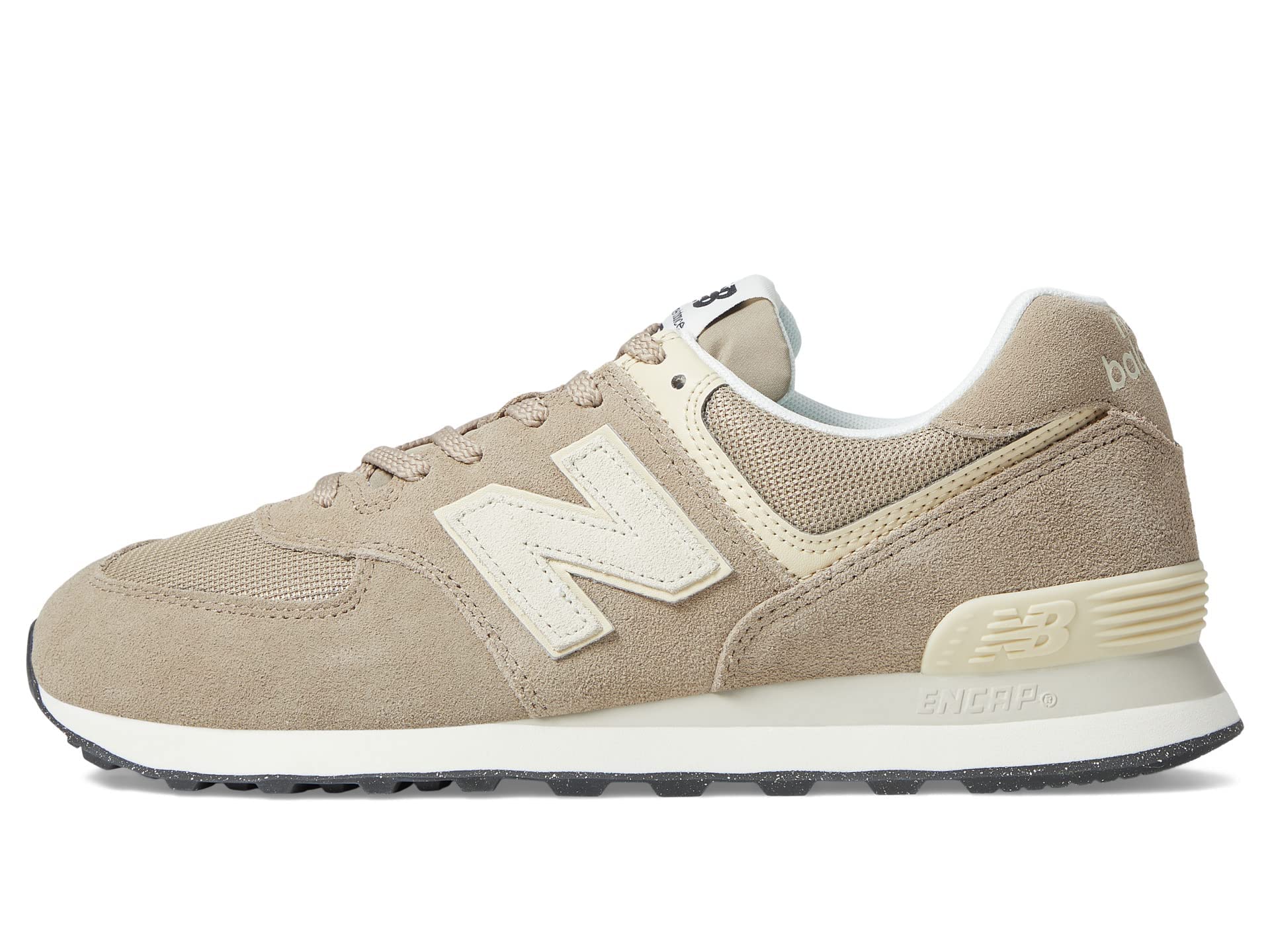 New Balance Unisex 574 V2 Lace-Up Sneaker, Beige/Off White, 7.5 US Men