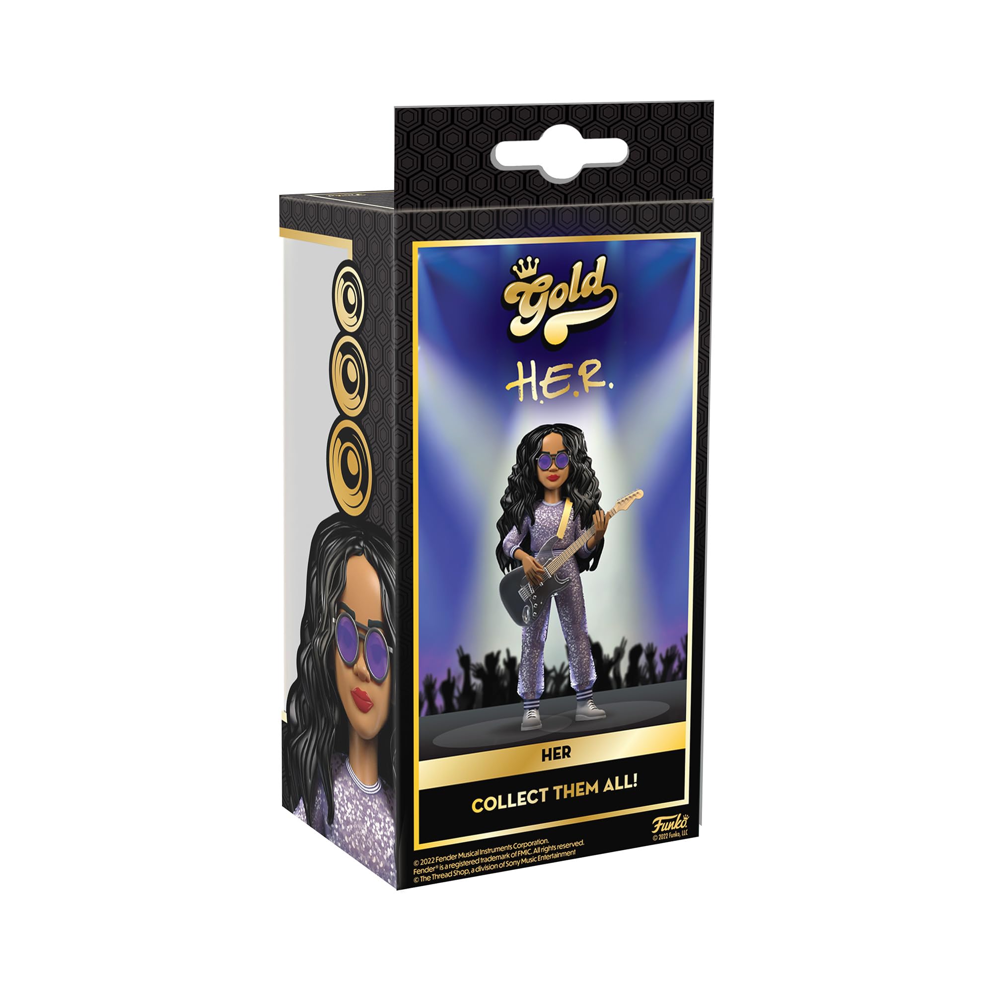 Funko Gold Vinyl: Music - H.E.R., 5 Inch Premium Vinyl Figure