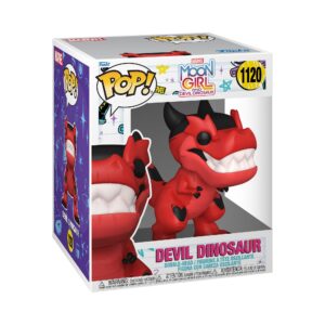 funko pop! super: marvel's moon girl and devil dinosaur - devil dinosaur