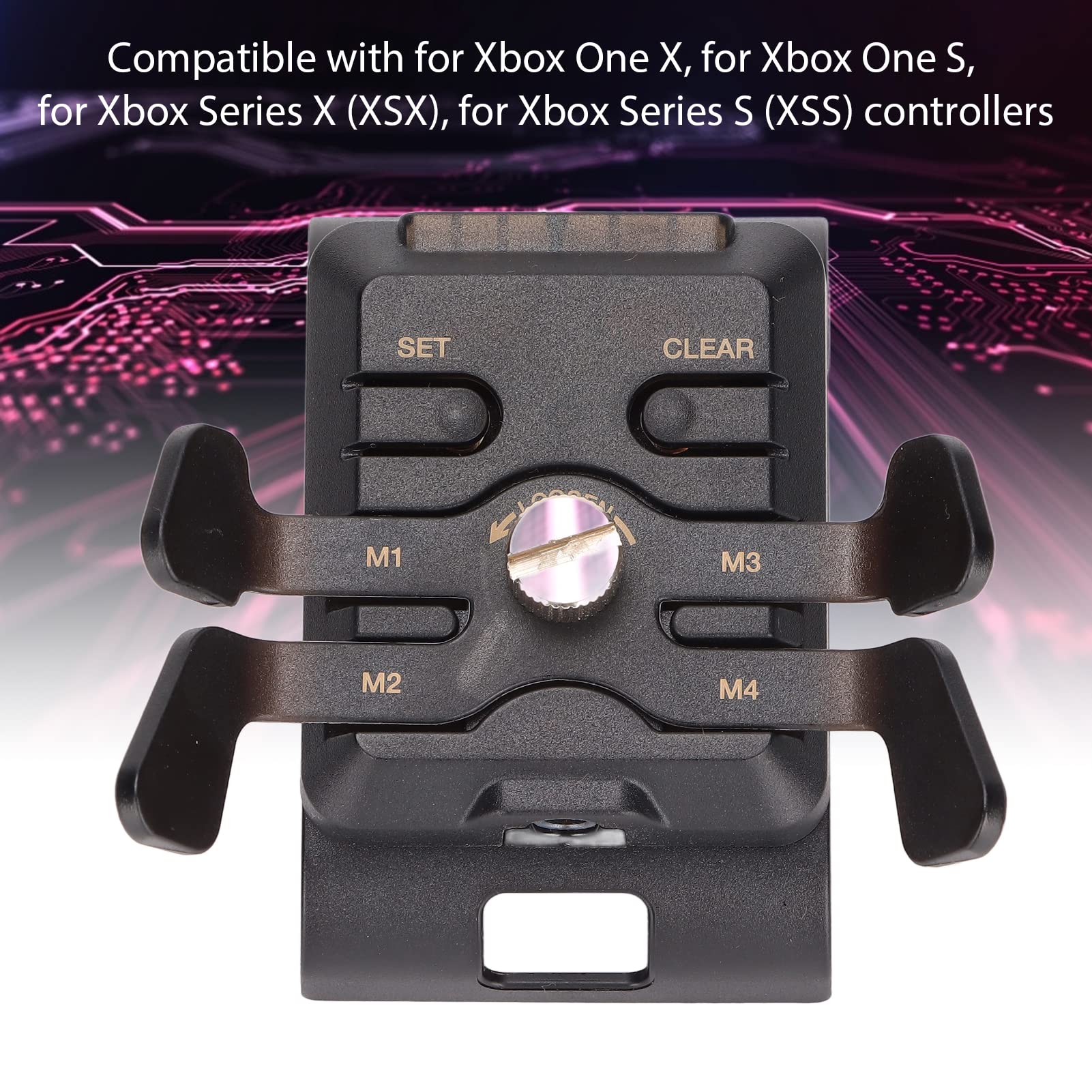 Hilitand Gamepad Back Clip Controller Adapter Extended Back Attachment 4 Paddles for Xbox One S, for Xbox One X, for (XSX), for Xbox (XSS) Controllers