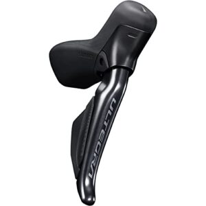 SHIMANO Ultegra ST-R8170/BR-R8170 Di2 Shift/Brake Lever and Hydraulic Disc Caliper - 2x12-Speed, Flat Mount, Black (Right/Rear)