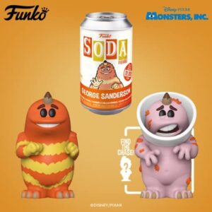 Funko Soda: Monsters Inc. George Sanderson 4.25" Figure in a Can