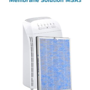 MSA3 True HEPA Filter Replacement Compatible with Membrane Solutions MSA3 and MSA3S Air Purifier 4-in-1 H13 (2 Pack)